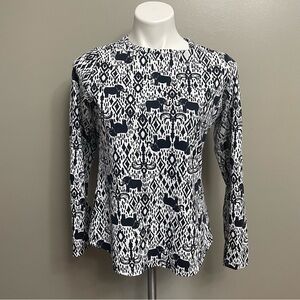 Ibkul women’s size small UPF Crewneck Top Elephant